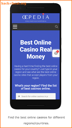 OCPedia - Best Online Casino Real Money Finder screenshot