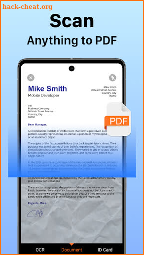 OCR Scanner: PDF Reader screenshot