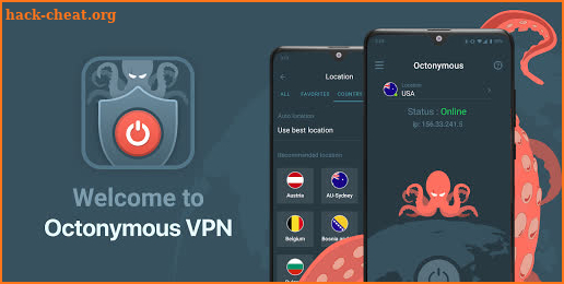 Octonymous VPN screenshot