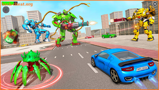 Octopus Robot Car - Robot Game screenshot