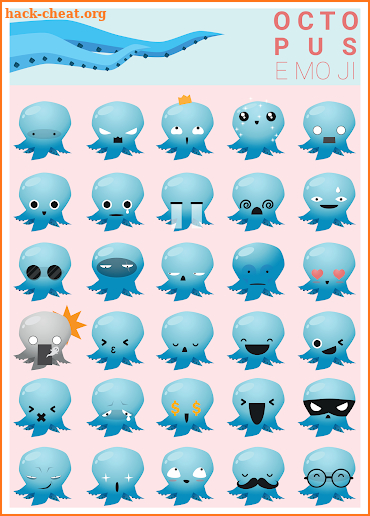 Octopus Stickers for Gboard screenshot