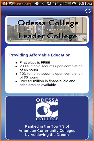 Odessa College screenshot