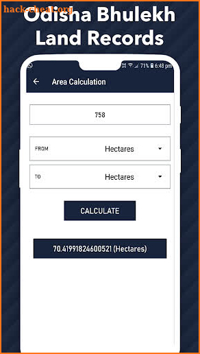 Odisha Bhulekh Land Records, Map, Area Calculator screenshot