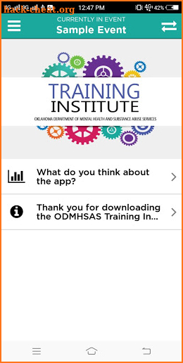 ODMHSAS Training Institute screenshot