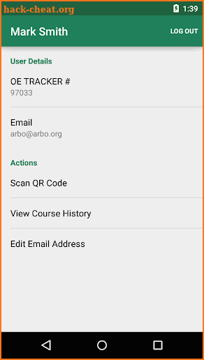 OE TRACKER CE Attendance App screenshot