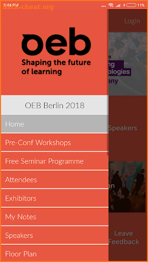OEB Global 2018 screenshot
