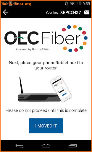 OEC Fiber Support screenshot
