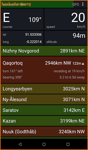 Off-Grid GPS screenshot