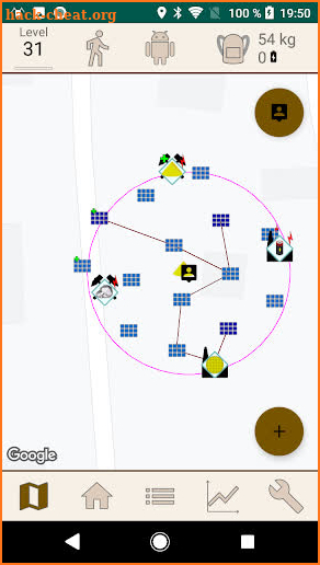 Off Grid (single player, GPS, crafting game) screenshot