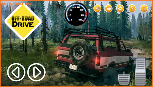 Off-road drive: Jeep Simulator screenshot