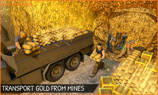 Off-Road Gold Truck Simulator-Transport Gold Mania screenshot