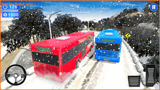 Off-road Mountain Bus Ramp Simulator screenshot