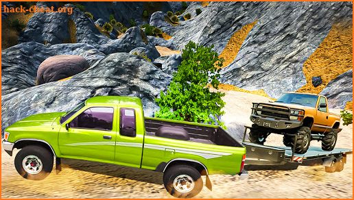 Off-Road Pickup Truck Hill Driving Simulator 2021 screenshot