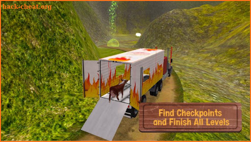 Off-Road Truck Driver Animal Transport Simulator screenshot