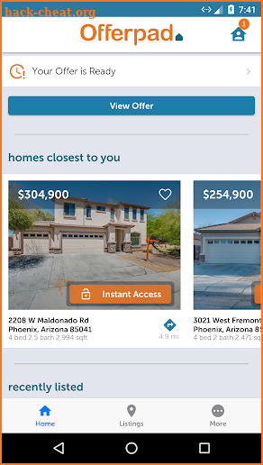 Offerpad Homes & Real Estate screenshot