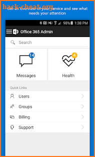 Office 365 Admin screenshot