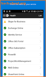 Office 365 Admin screenshot