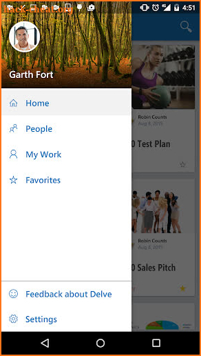 Office Delve - for Office 365 screenshot