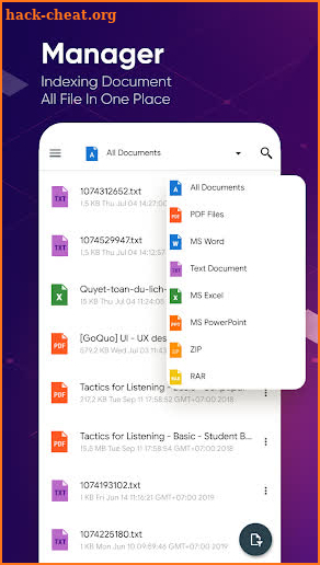 Office Document Reader - Docx, Xlsx, PPT, PDF, TXT screenshot