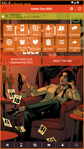 Official Comic-Con App screenshot
