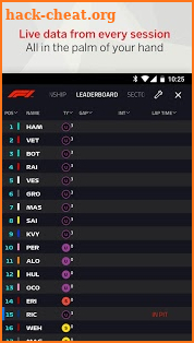 Official F1 ® App screenshot