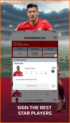 Official Fantasy Bundesliga screenshot
