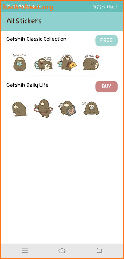 Official Gafshih stickers screenshot
