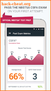 Official NBSTSA CSFA Exam Prep screenshot