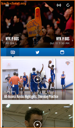 Official New York Knicks App screenshot