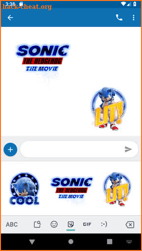 Official Sonic Movie Stickers for Gboard screenshot