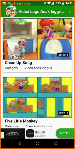 Offine Kids Song Video screenshot