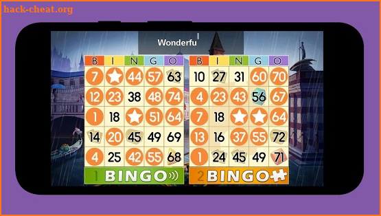 Offline bingo screenshot