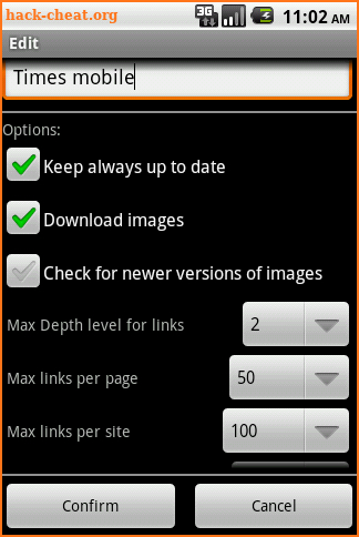 Offline Browser Pro screenshot