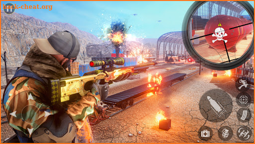 Offline Bullet Strike Multiplayer Shooting Game 3D screenshot