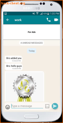 Offline Chat -no last seen, blue tick for WhatsApp screenshot
