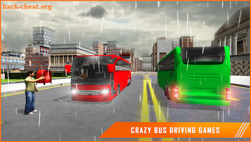 Offline City Bus Driving Games screenshot
