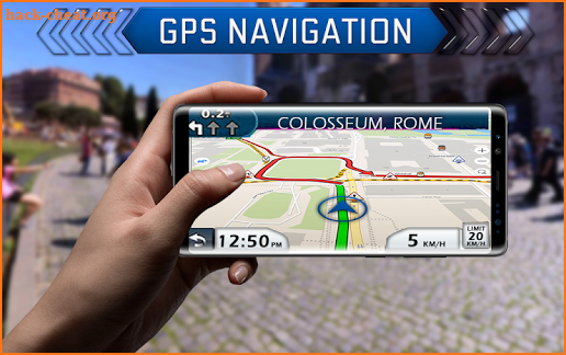 Offline GPS Route Finder Maps Live Street View 3D screenshot