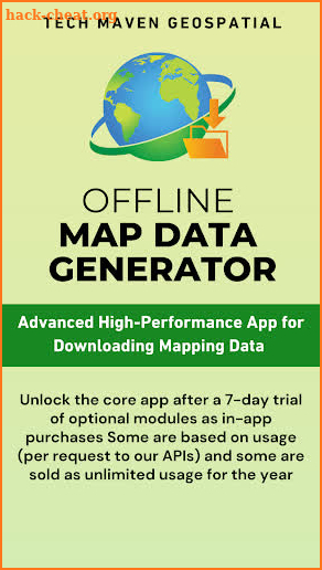 Offline Map Data Generator screenshot