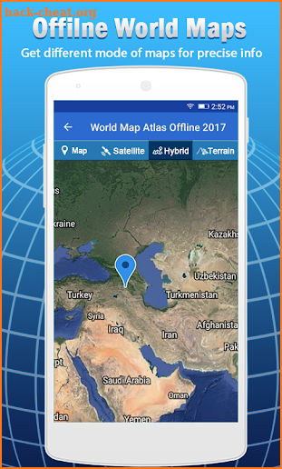 Offline Map Navigation & Route - World Map Atlas screenshot