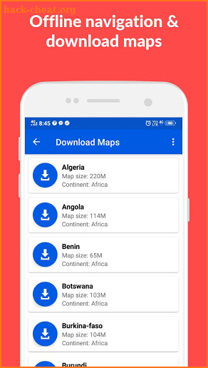 Offline Maps & GPS Navigation screenshot