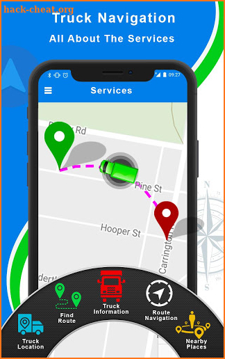 Offline Maps And Truck Navigation screenshot