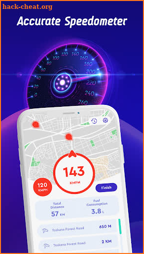 Offline Maps, GPS, Speedometer screenshot