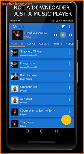 Offline Music Player screenshot