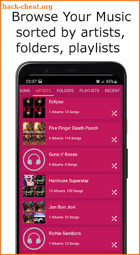 Offline Music Player - Pro screenshot