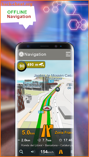 Offline Navigation app for Driving, Route Search screenshot