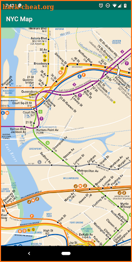 Offline NYC Map Subway screenshot