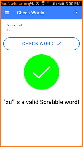 Offline Scrabble Checker screenshot