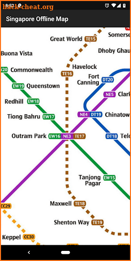 Offline Singapore Map Subway/Metro screenshot