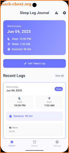 Offline Sleep Journal screenshot