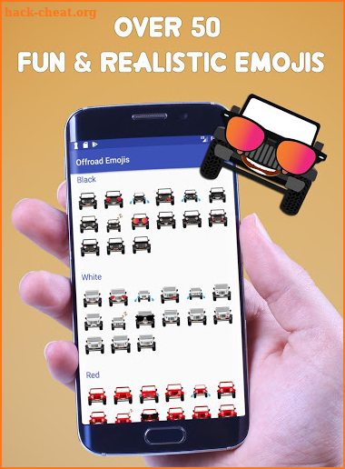 Offroad and 4x4 Emojis + screenshot